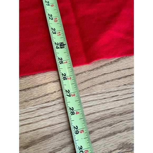 Red Tassel-Trimmed Scarf/Shawl - Cozy Winter Accessory For Women Soft & Stylish - Picture 6 of 11